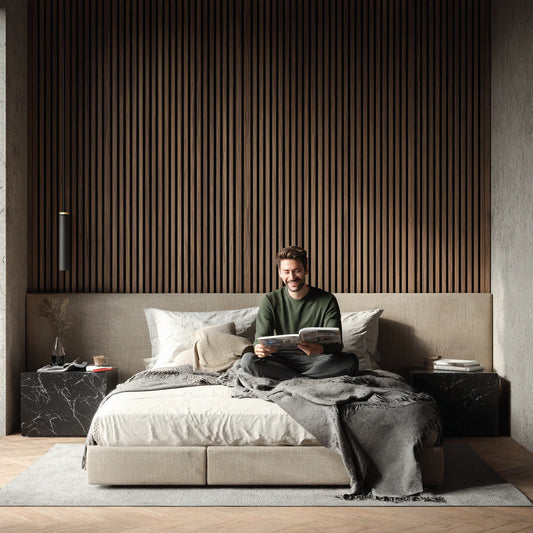 Walnut Wood Panel | Luxury 3-Sided Wood Veneer